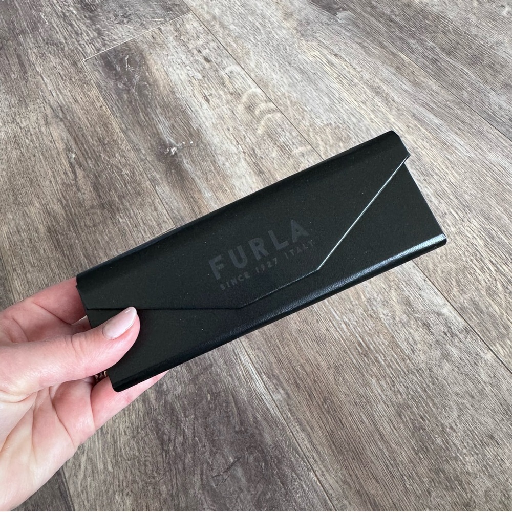 Furla Elegant Black Eyewear Case & Dust Cloth - Picture 3 of 6